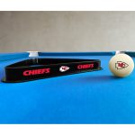 Kansas City Chiefs Billiard Cue Ball and Triangle Set 5 Kansas City Chiefs Billiard Cue Ball and Triangle Set