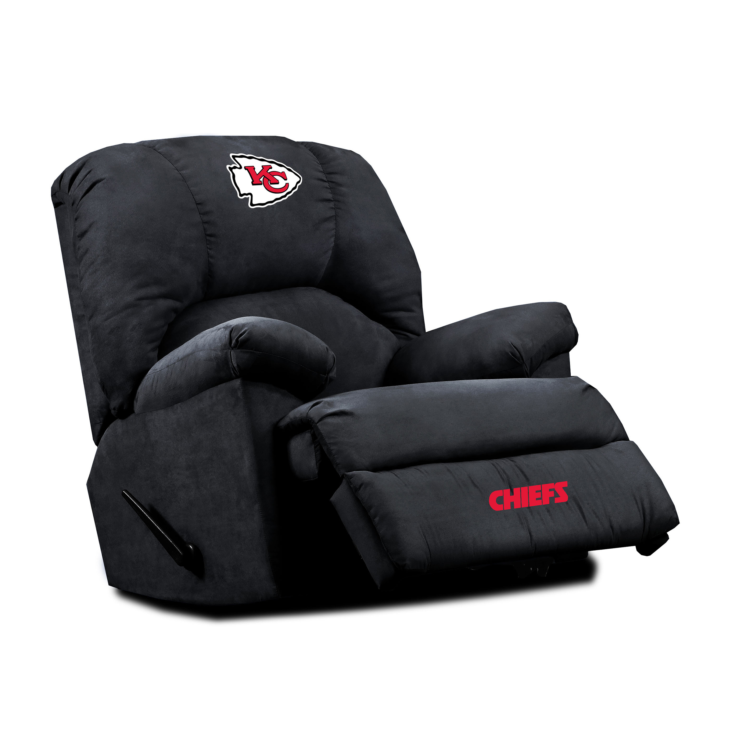 Kansas City Chiefs Embroidered Microfiber Rocker Recliner Made in USA 7 Kansas City Chiefs Embroidered Microfiber Rocker Recliner Made in USA - Image 7