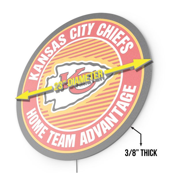 Kansas City Chiefs LED Home Field Advantage Sign 1