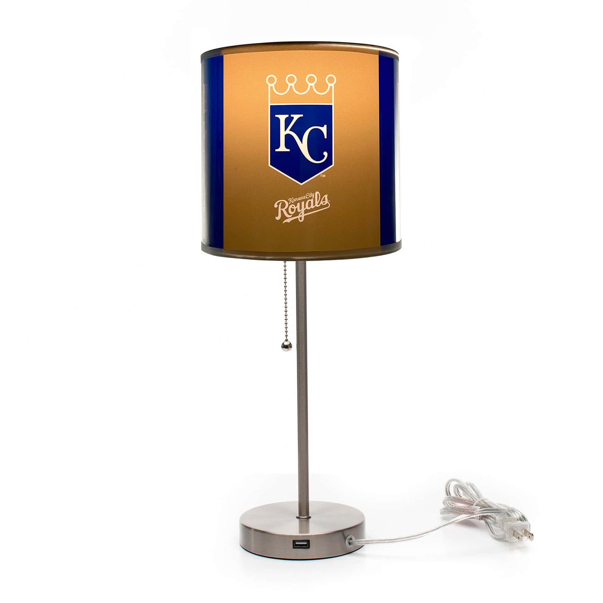 Kansas City Royals USB Charging Chrome Lamp 2 Kansas City Royals USB Charging Chrome Lamp - Image 2