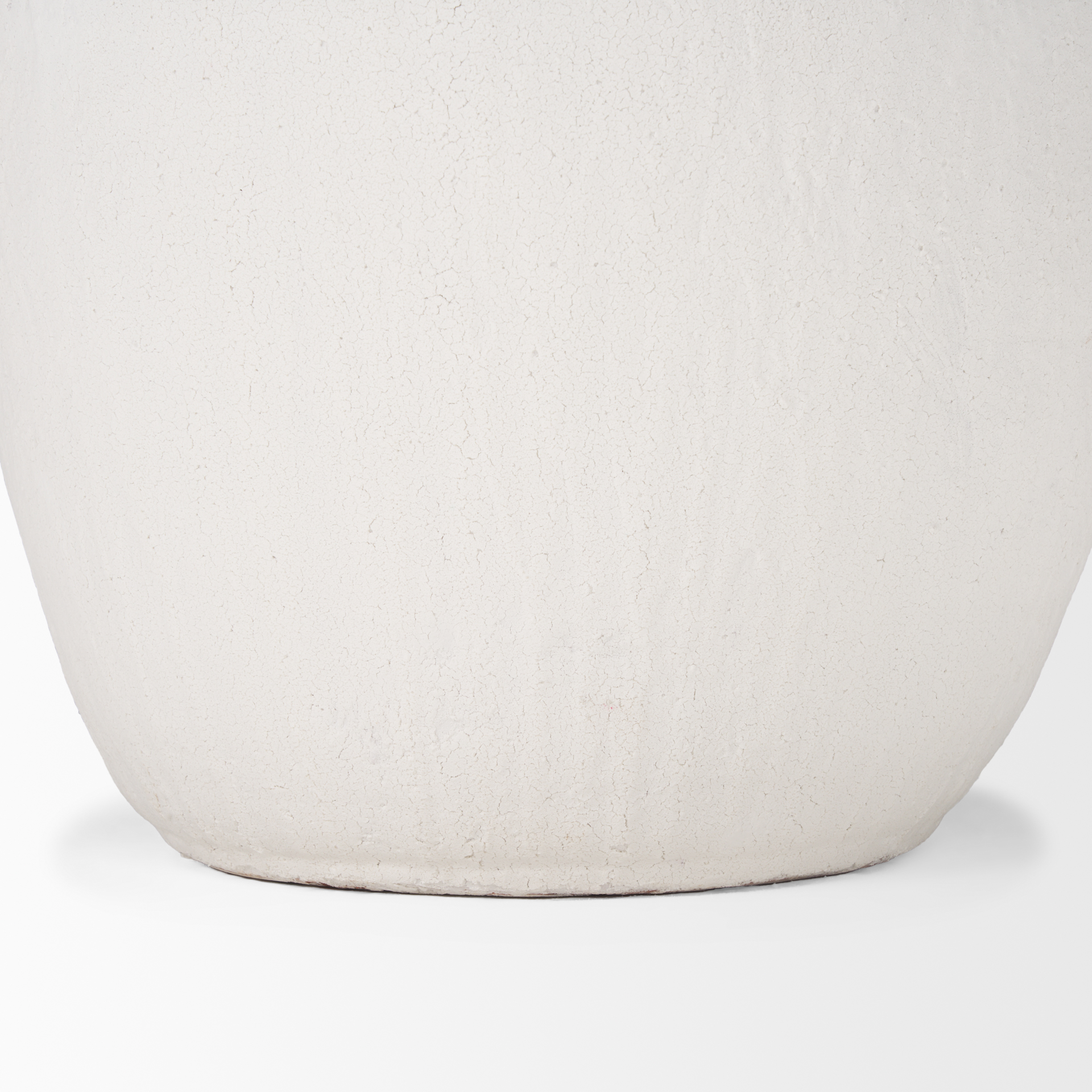 Karakum II Large White Textured Ceramic Vase 7 Karakum II Large White Textured Ceramic Vase - Image 7