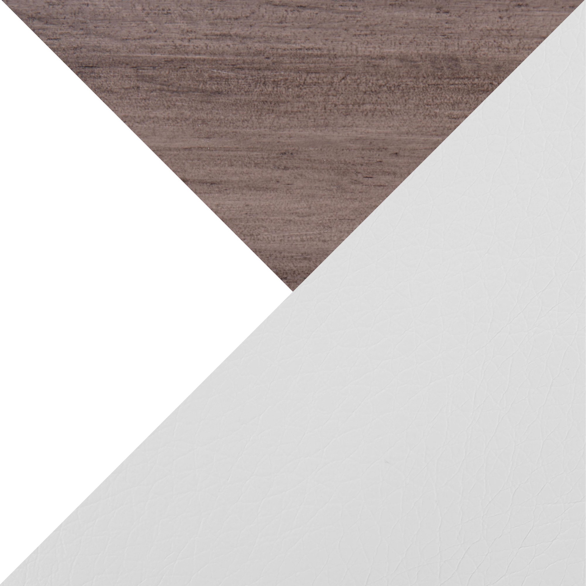 Kari Farmhouse Accent Chair White Metal Grey Wood Faux Leather 12 Kari Farmhouse Accent Chair White Metal Grey Wood Faux Leather - Image 12