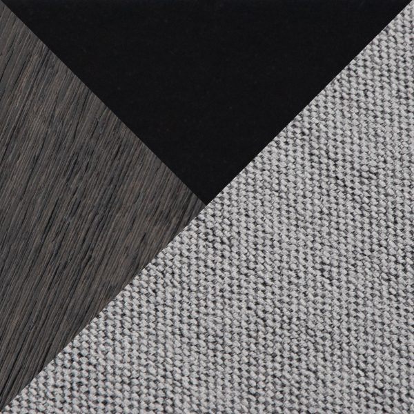 Kari Luxe Farmhouse Light Grey Fabric Black Metal Bench 8