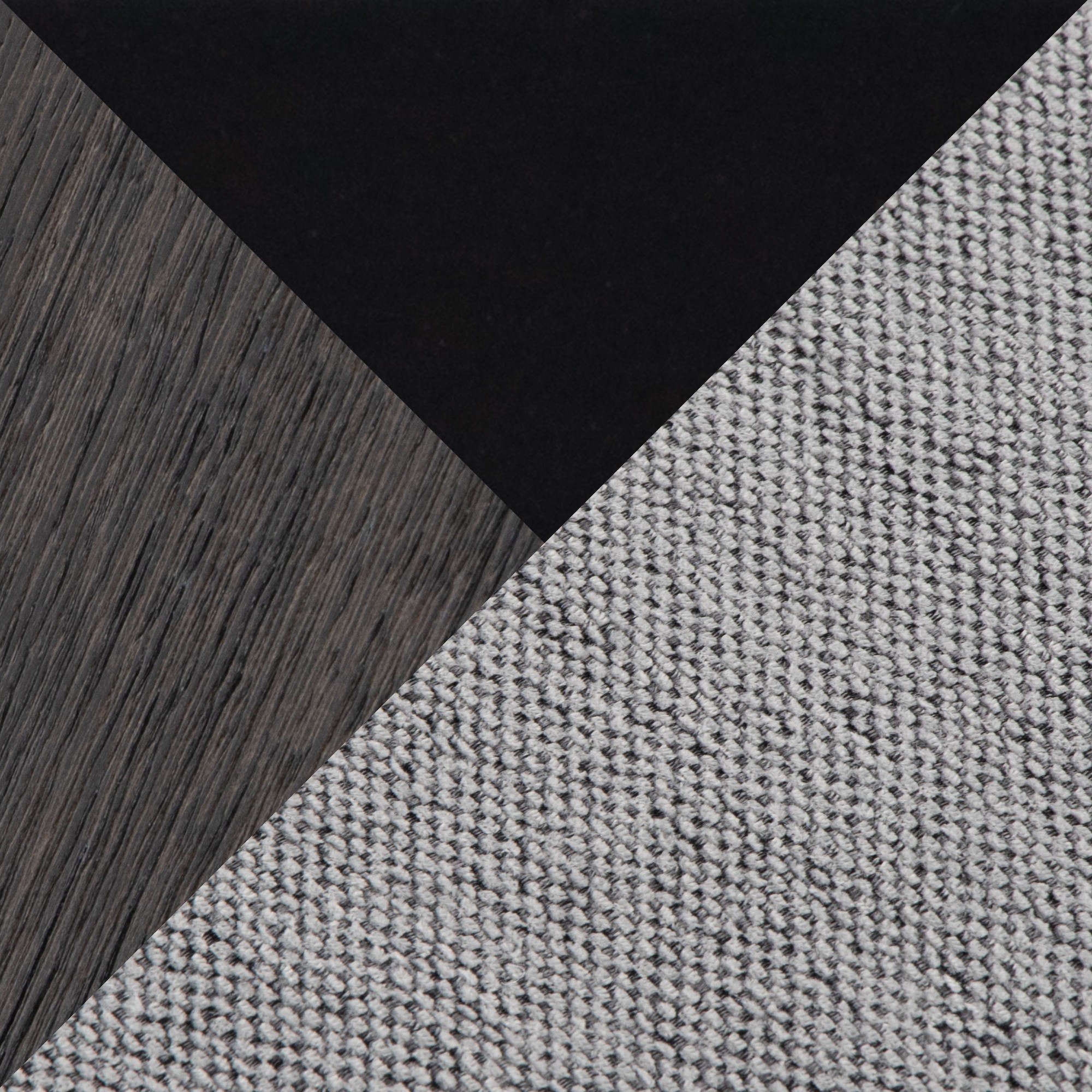 Kari Luxe Farmhouse Light Grey Fabric Black Metal Bench 9 Kari Luxe Farmhouse Light Grey Fabric Black Metal Bench - Image 9