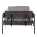 Kari Luxe Light Grey Fabric Farmhouse Accent Chair 13 Kari Luxe Light Grey Fabric Farmhouse Accent Chair