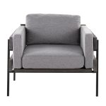Kari Luxe Light Grey Fabric Farmhouse Accent Chair 14 Kari Luxe Light Grey Fabric Farmhouse Accent Chair