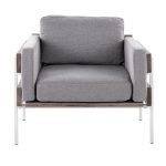 Kari Luxe Light Grey Fabric Farmhouse Accent Chair LumiSource 14 Kari Luxe Light Grey Fabric Farmhouse Accent Chair LumiSource