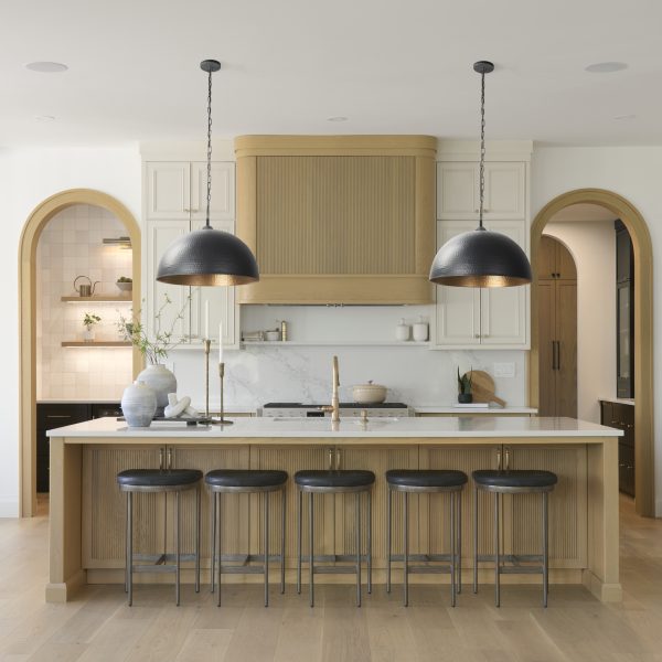 Karina 24 Round Matte Black Hammered Metal Dome Pendant Light 2