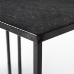 Kasey (Set of 2) 17.7L x 12.6W x 24.4H Galvanized Metal Nesting Accent Tables