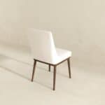 Beige Fabric Mid-Century Modern Dining Chairs Solid Wood (Set of 2) 12 Beige Fabric Mid-Century Modern Dining Chairs Solid Wood (Set of 2)