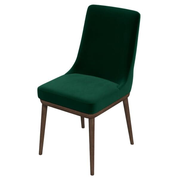 KateGreenVelvetDiningChair 1