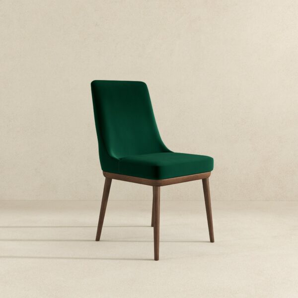 KateGreenVelvetDiningChair 5