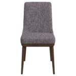 Grey Solid Wood Mid-Century Modern Dining Chairs (Set of 2) 7 Grey Solid Wood Mid-Century Modern Dining Chairs (Set of 2)