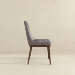 Grey Solid Wood Mid-Century Modern Dining Chairs (Set of 2) 10 Grey Solid Wood Mid-Century Modern Dining Chairs (Set of 2)