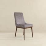 Grey Solid Wood Mid-Century Modern Dining Chairs (Set of 2) 9 Grey Solid Wood Mid-Century Modern Dining Chairs (Set of 2)
