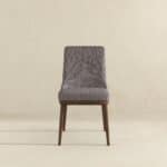 Grey Solid Wood Mid-Century Modern Dining Chairs (Set of 2) 8 Grey Solid Wood Mid-Century Modern Dining Chairs (Set of 2)