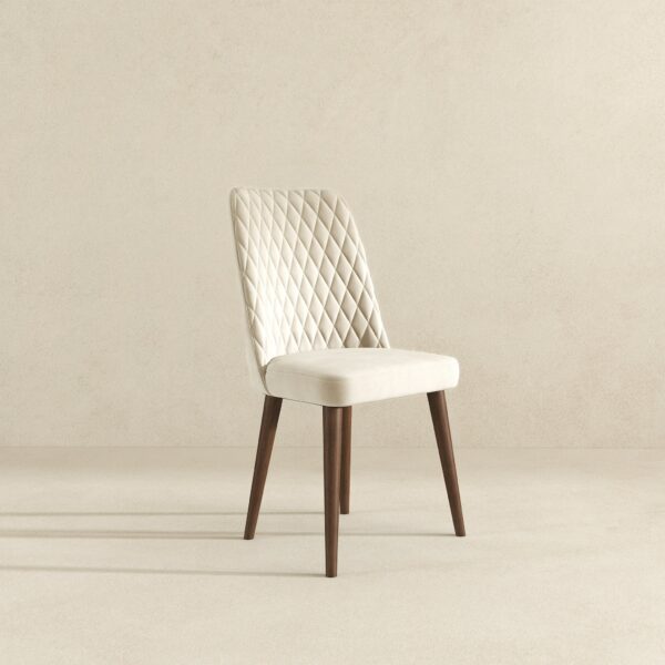 KatieBeigeVelvetDiningChair 5