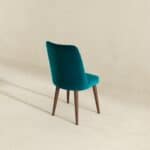 Teal Velvet Mid-Century Modern Dining Chair Solid Wood Legs (Set of 2) 11 Teal Velvet Mid-Century Modern Dining Chair Solid Wood Legs (Set of 2)