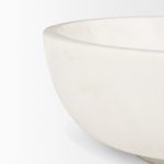 Katora Large Premium Solid White Marble Bowl
