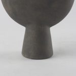 Kaz 6.7L x 5.5W x 11.2H Earthy Brown Ceramic Vase
