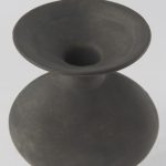 Kaz 6.7L x 5.5W x 11.2H Earthy Brown Ceramic Vase