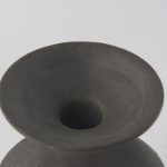 Kaz 6.7L x 5.5W x 11.2H Earthy Brown Ceramic Vase