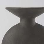Kaz 6.7L x 5.5W x 11.2H Earthy Brown Ceramic Vase