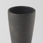 Kaz 8.3L x 3.9W x 16.7H Earthy Brown Ceramic Vase