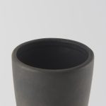 Kaz 8.3L x 3.9W x 16.7H Earthy Brown Ceramic Vase