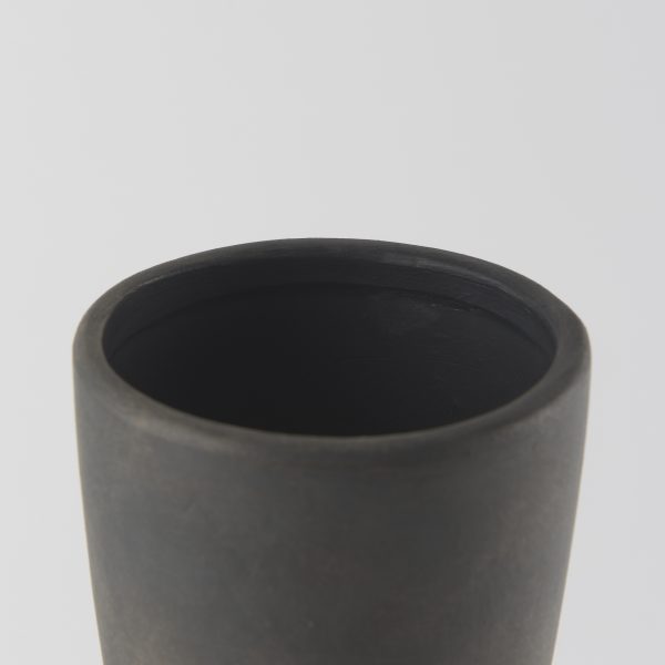 Kaz 8.3L x 3.9W x 16.7H Earthy Brown Ceramic Vase 7