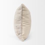 Khloe Cream Square Pillow Cover
