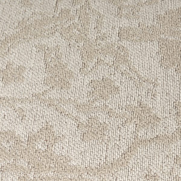 Khloe Large Cream Pouf 1