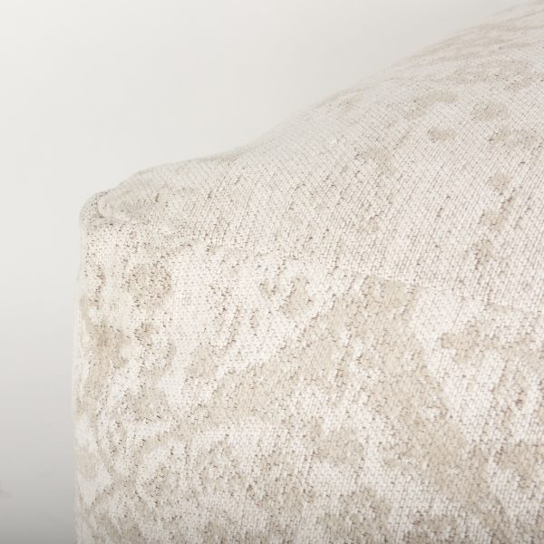 Khloe Large Cream Pouf 5