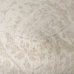 Khloe Large Cream Pouf