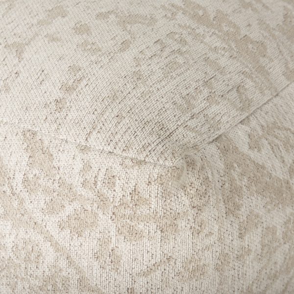 Khloe Large Cream Pouf 6