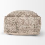 Khloe Large Taupe Pouf