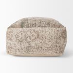 Khloe Large Taupe Pouf