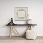 Khloe Small Cream Pouf