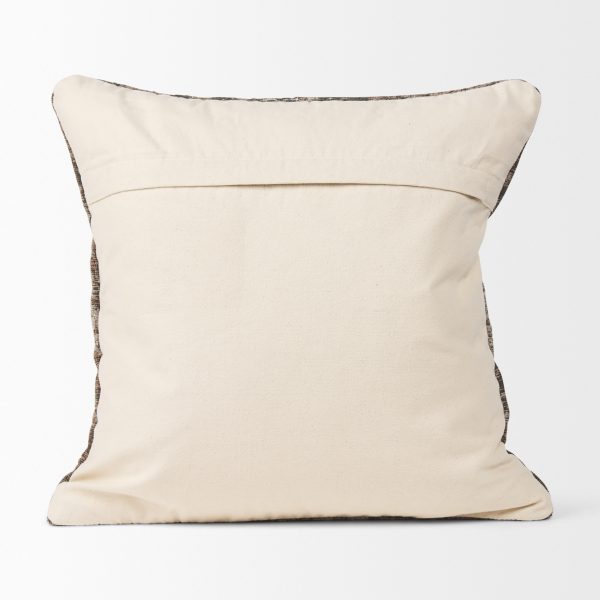 Khloe Taupe Square Pillow Cover 4