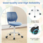 Adjustable Ergonomic Kids Desk Chair with Wheels and Mesh Back
