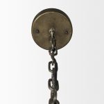Kiley Warm Wood Basket Lantern Pendant Light