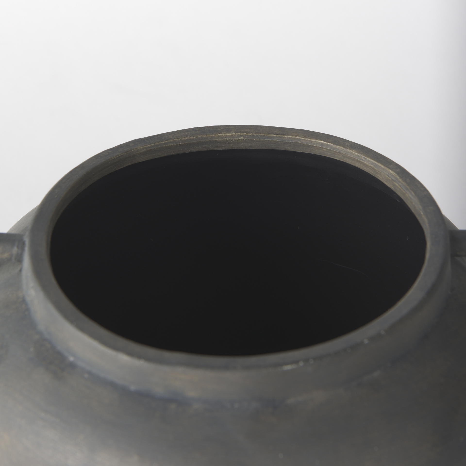 Kilian Short Brown-Gray Double Ear Vase 7 Kilian Short Brown-Gray Double Ear Vase - Image 7