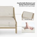 Kim Ivory Farmhouse Oversized Accent Armchair 9 Kim Ivory Farmhouse Oversized Accent Armchair