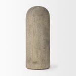 Knox Large Gray-Wash Wood Decorative Object