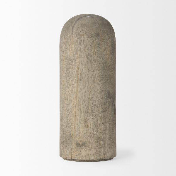 Knox Large Gray Wash Wood Decorative Object 2