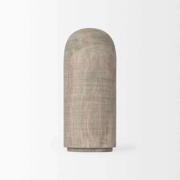 Knox Medium Gray Wash Wood Decorative Object 2