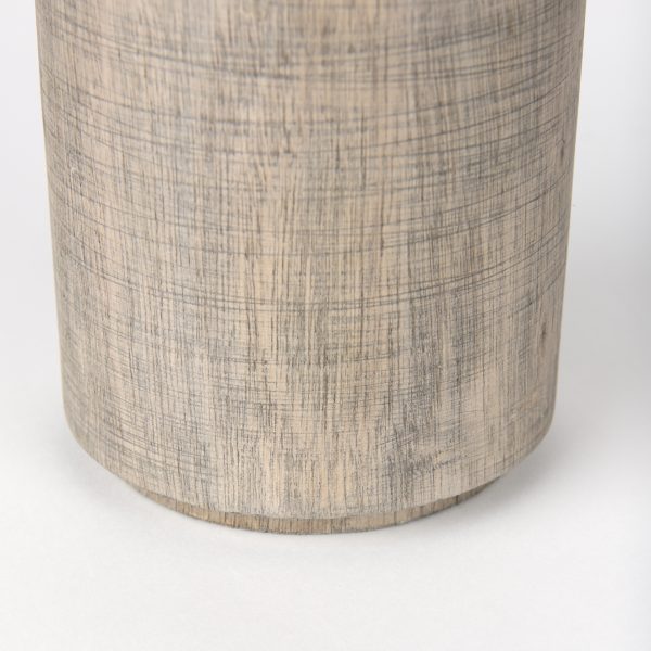 Knox Medium Gray Wash Wood Decorative Object 5