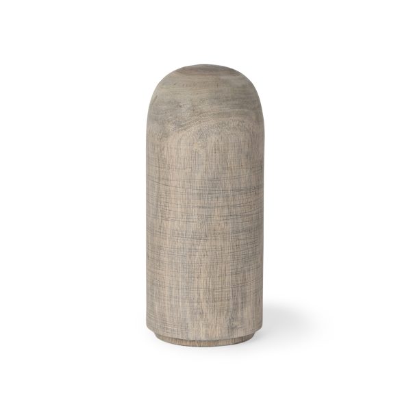 Knox Medium Gray Wash Wood Decorative Object