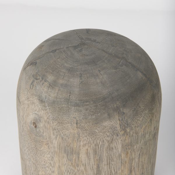 Knox Short Gray Wash Wood Decorative Object 3