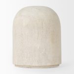 Knox Short White-Wash Wood Decorative Object